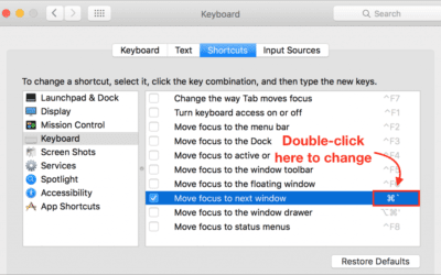 Cycle through a Mac App’s Windows via the Keyboard