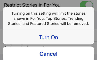 How to Avoid Downer Stories in Apple’s “For You” News Suggestions