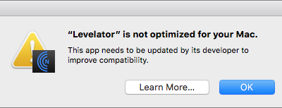 What’s with All These Dialogs Saying, “SomeApp is not optimized for your Mac”?